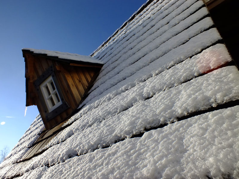 Casa Kaiensis Gartenhaus im Winter