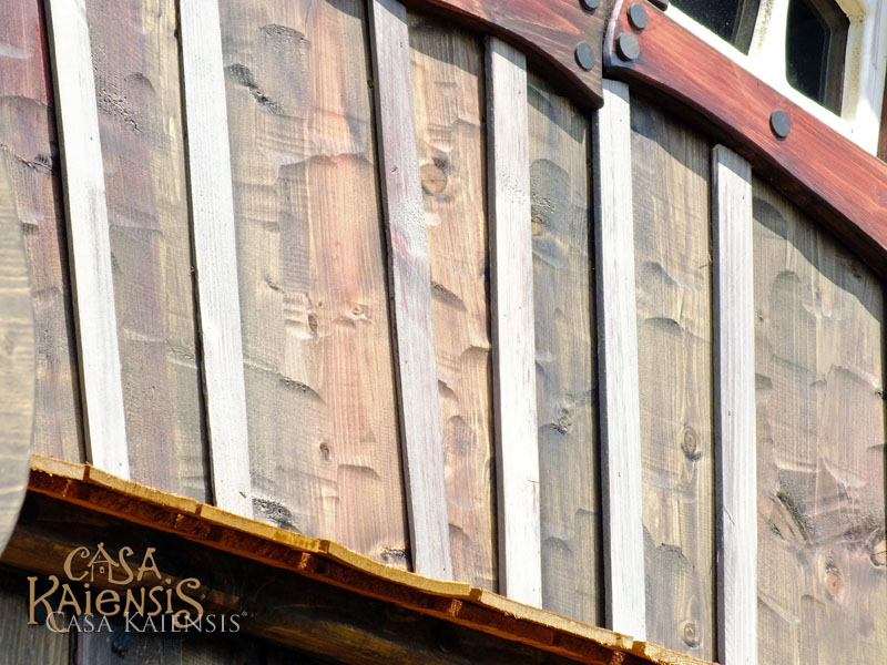 Casa Kaiensis Gartenhaus Detail Fassade