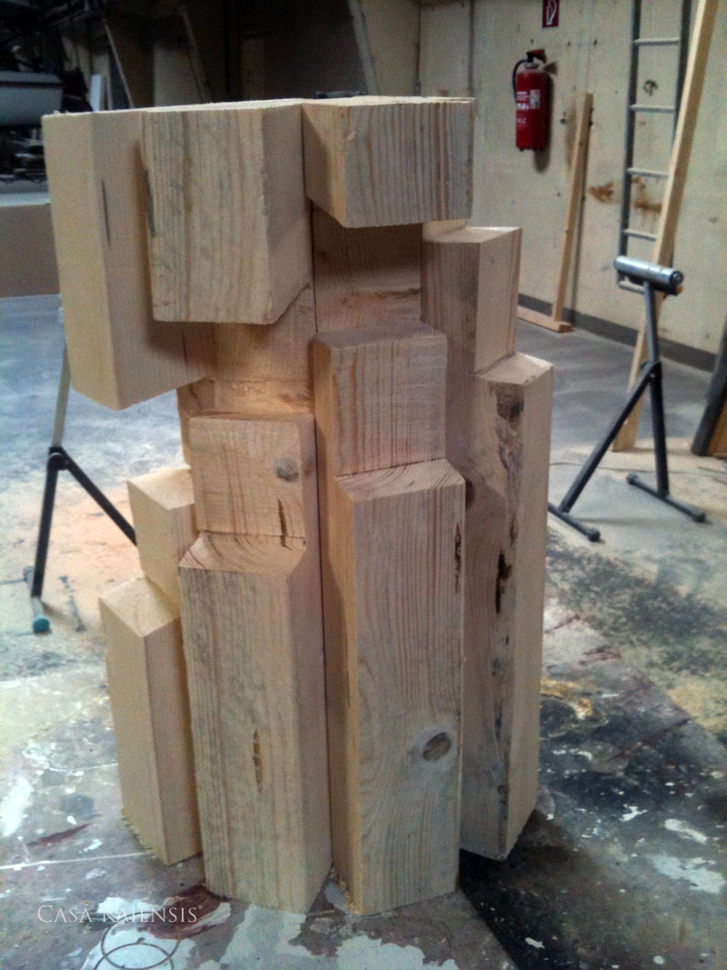 Casa Kaiensis Gartenhaus Konstruktion