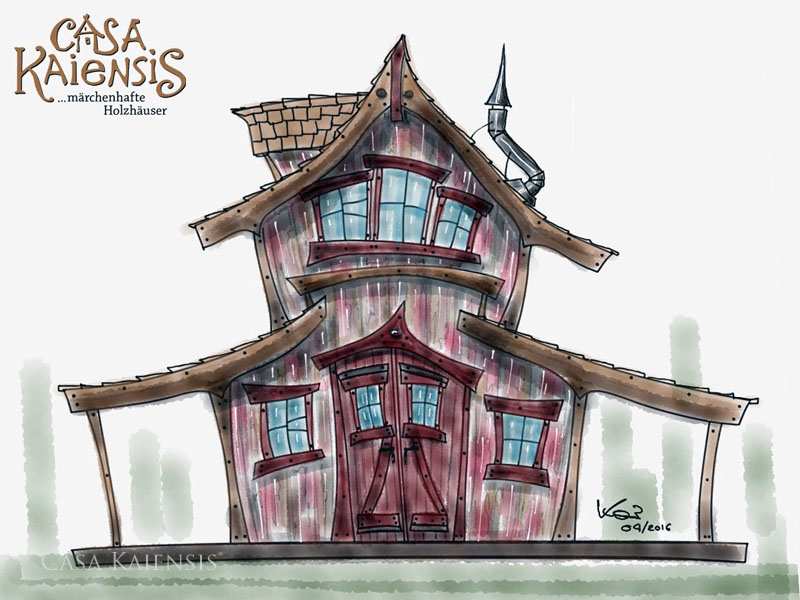 Casa Kaiensis Einzelstück Zeichnung